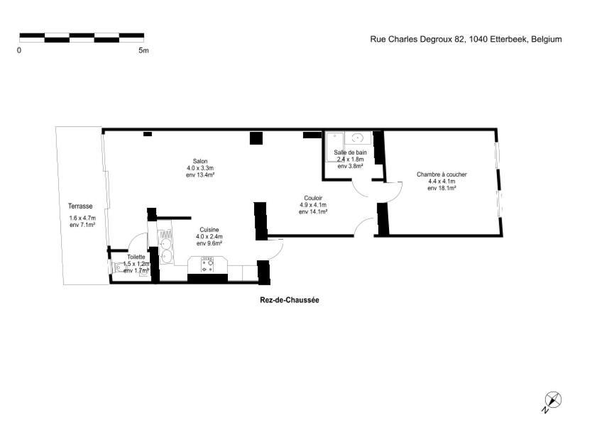 Apartment In Brussels, Degroux By Homenhancement Sa Esterno foto